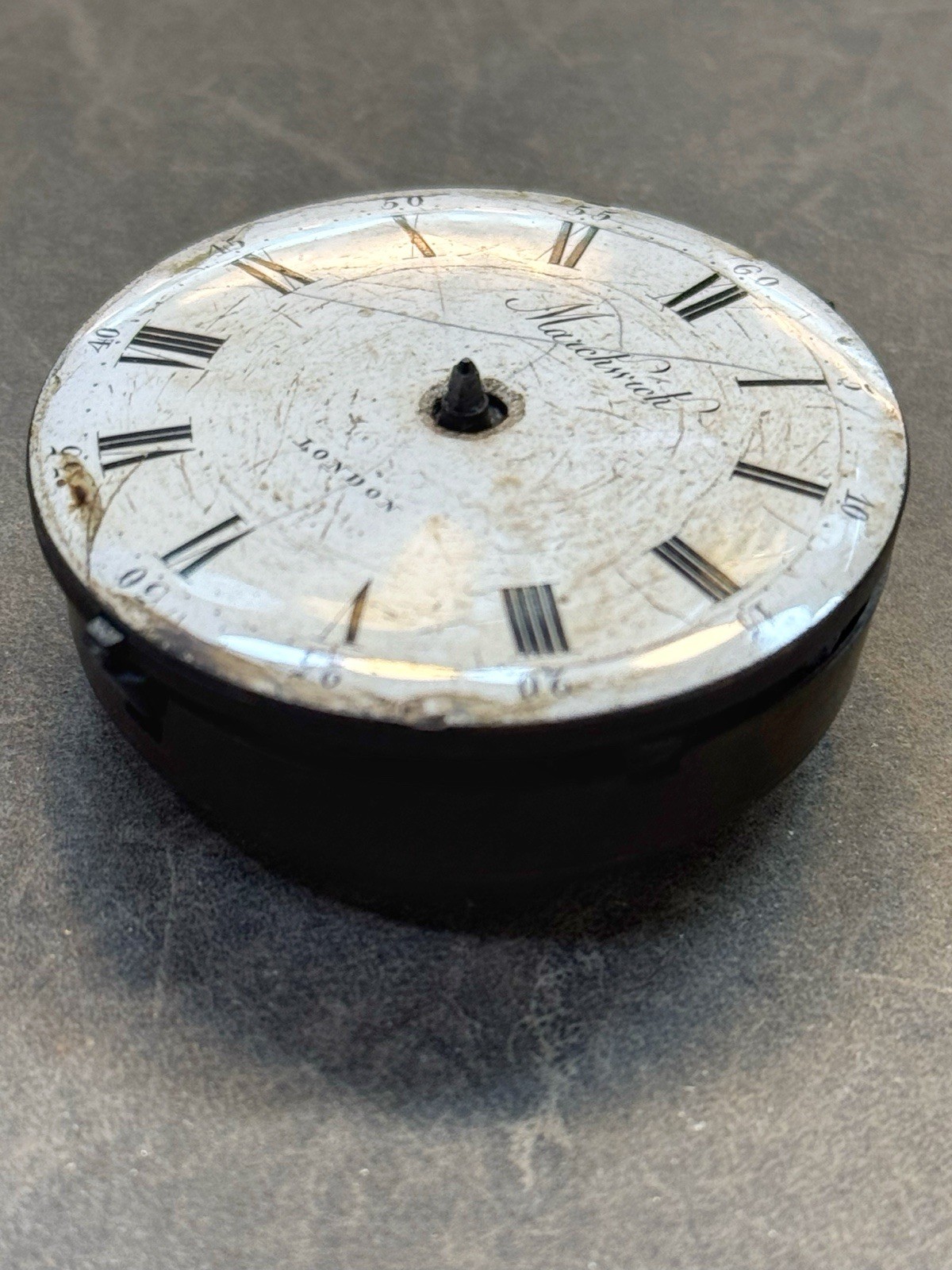 Antique Markwick London Verge Fusee Pocket Watch Movement & Dial Repair