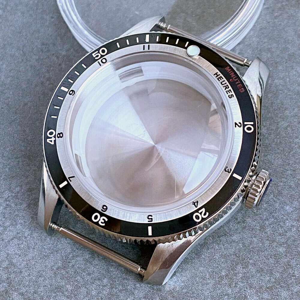 40mm 20ATM Diving Watch Case Fit NH35 NH36 ETA2824 PT5000 Domed Sapphire Ceramic