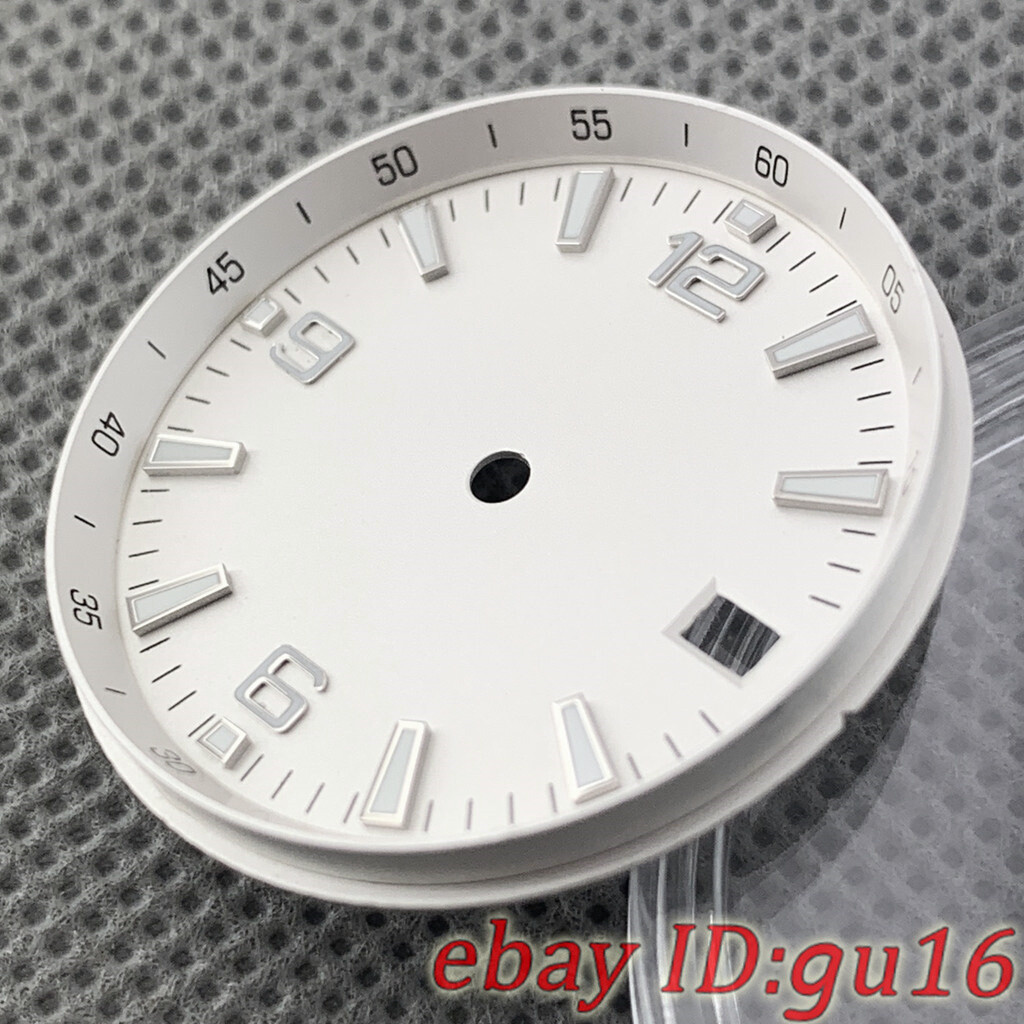 31mm luminous black blue green white Sterile watch dial fit NH35/NH35A movement