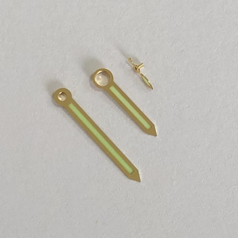 Green Luminous Watch Hands for ST3600 ST3621 ETA 6497 Movement Fits 36mm Dial