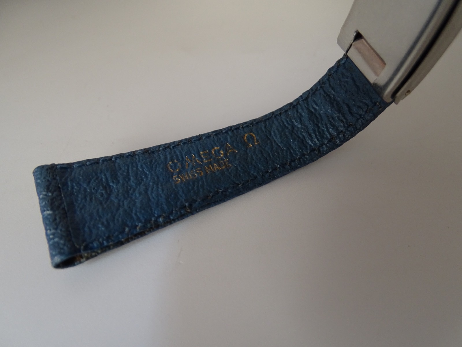 Omega Chronostop Leather Strap and Buckle Original 18mm