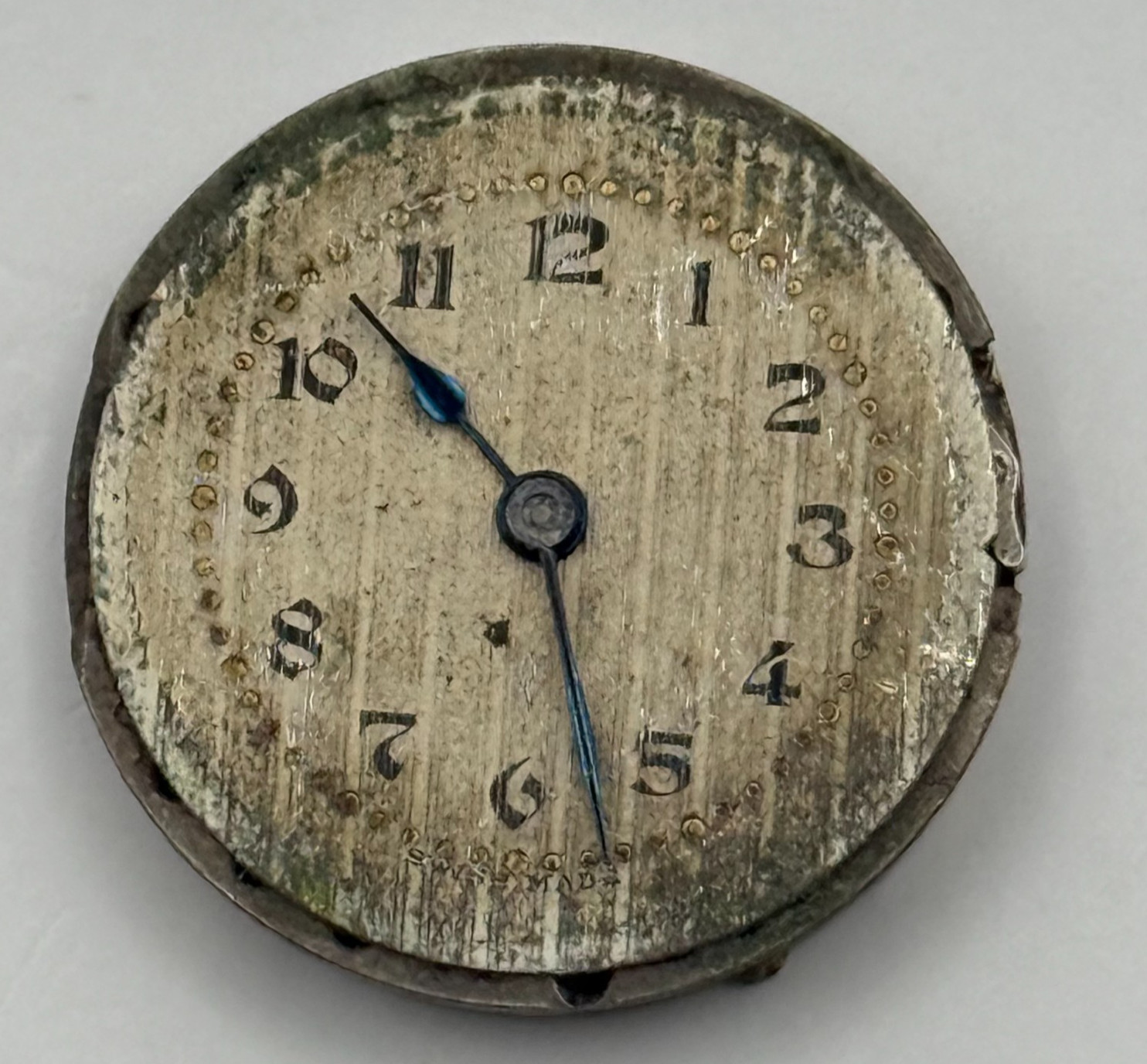 Lanco Watch Movement 15 Jewels Swiss Manual Wind Vintage Parts Repair 23.6mm