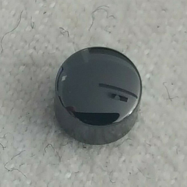 RADO Water Resistant Black Ceramic Cap Crown Part Number 48-112