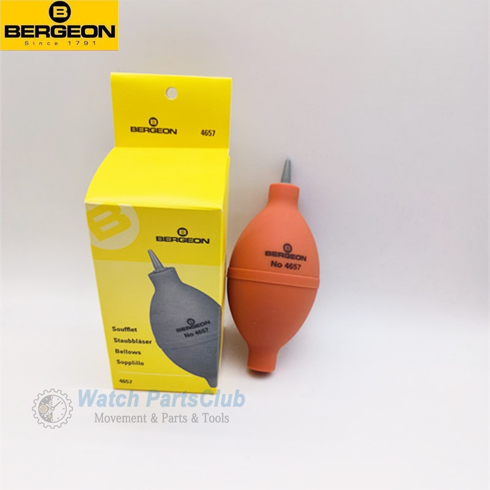 Bergeon 4657 Rubber Dust Blower PVC Nozzle Watch Repair Precision Cleaning Tool