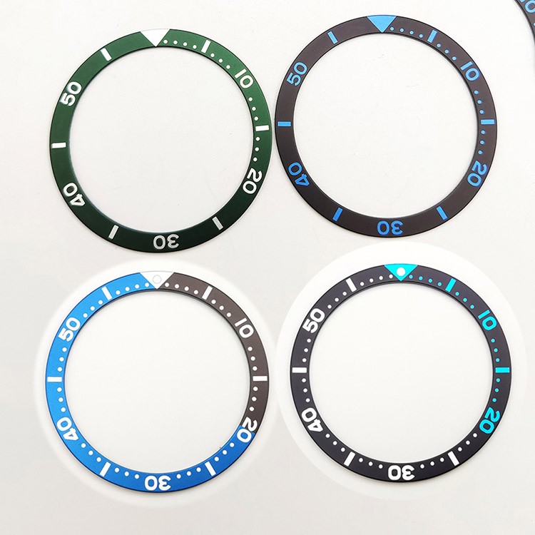 Watch Bezel Insert 39mm*32mm Fit For Watch Case Aluminum Watch Ring Accessories