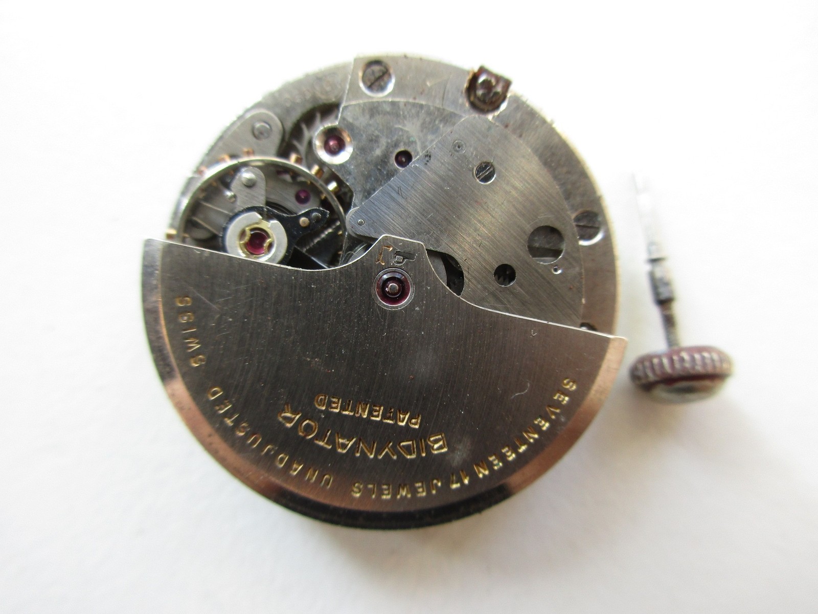 Felsa cal. 690 Swiss automatic watch movement – balance moves – for parts