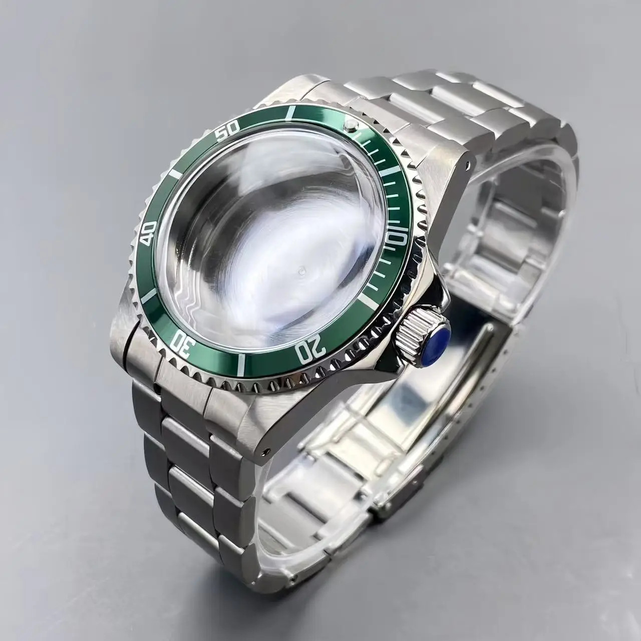 NH35 Vintage Case 39.5MM Stainless Steel 120-Click Watch Case with Sub/Gmt Alloy