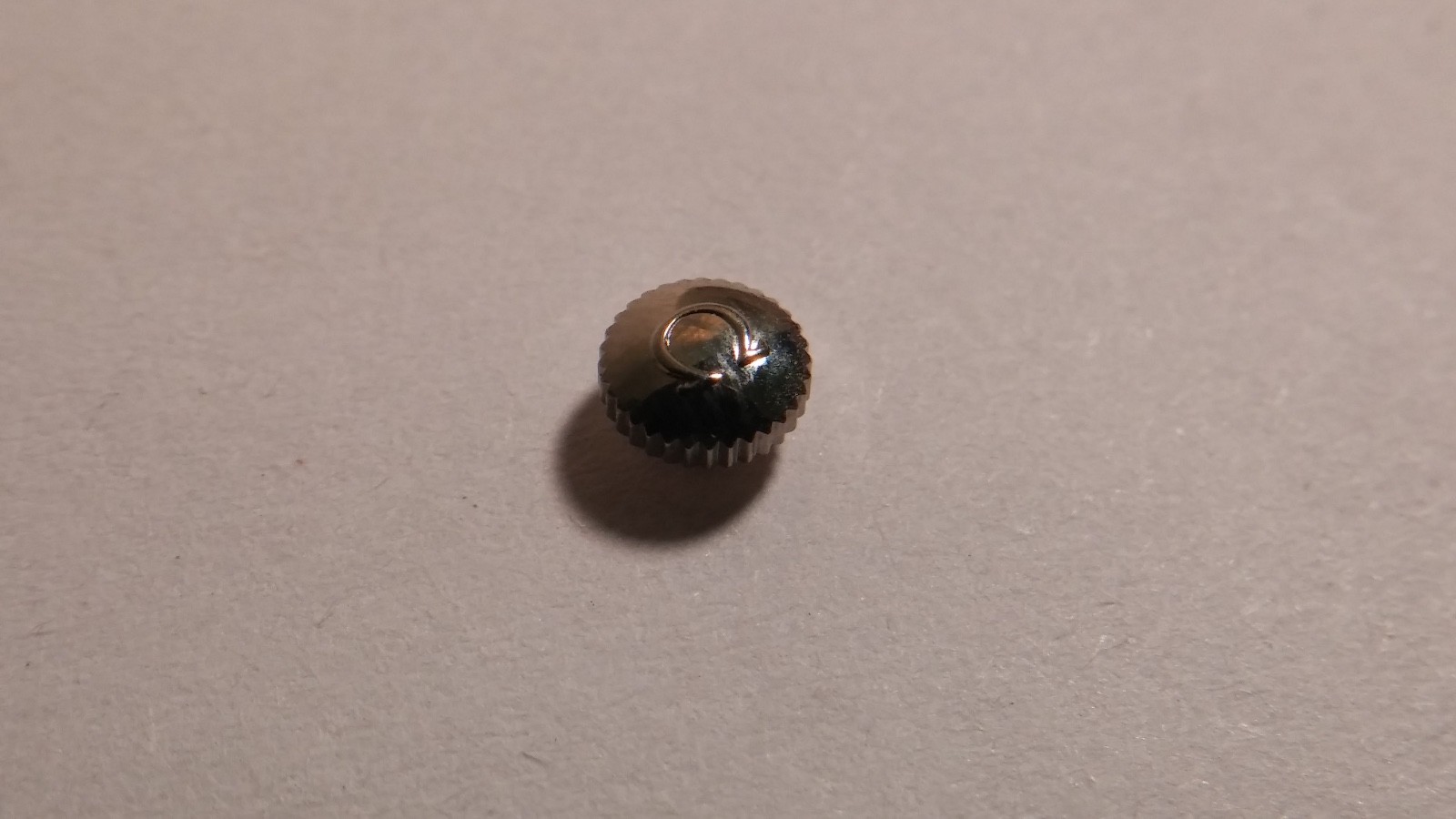 Omega Crown S/S-WHITE 22007, 4.4mm diameter, NEW open