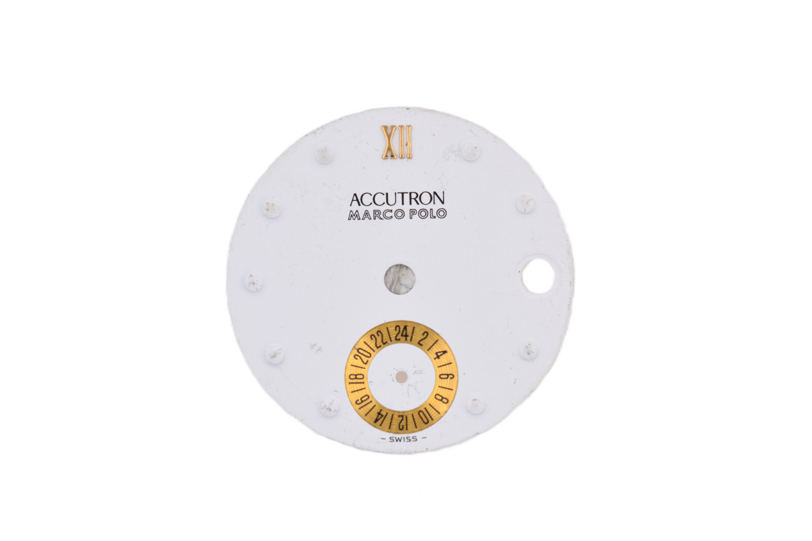 BULOVA Accurton Marco Polo Watch Dial incl. Hands ETA 255.465 23mm (ZB1077)