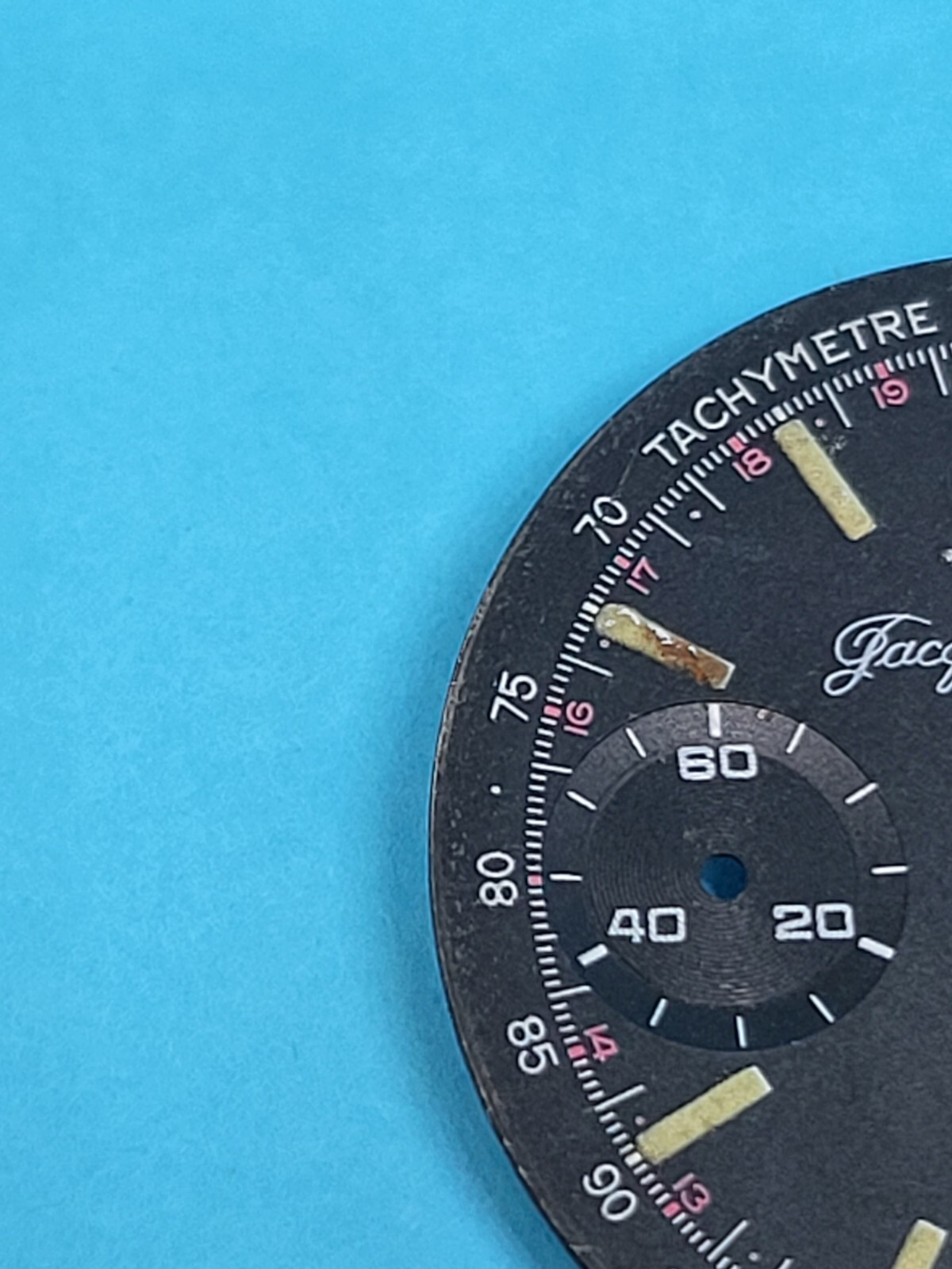 Jacques Monnat Dial Chronograph for Valjoux 7730 33.59mm tachymeter