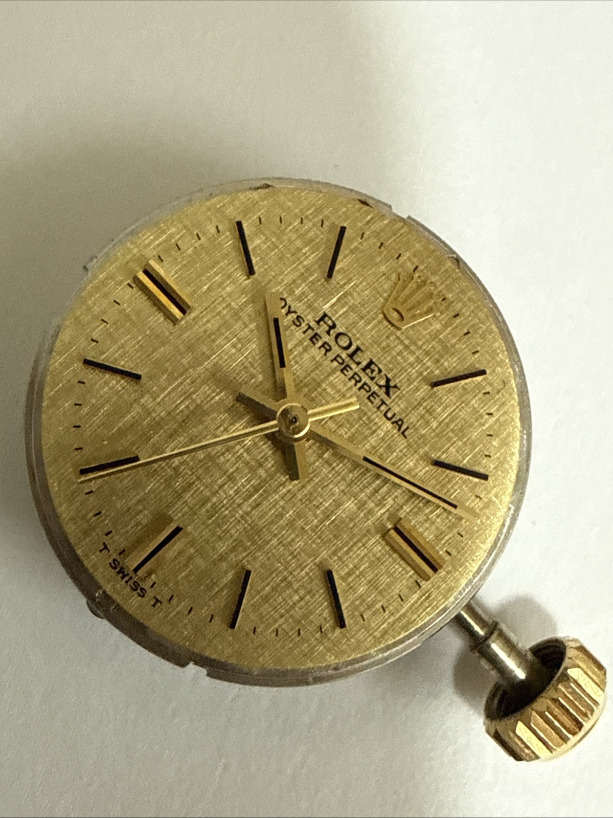 GENUINE Rolex 1161 Complete Movement, Dial Hands & Crown Perfect Working Cond.