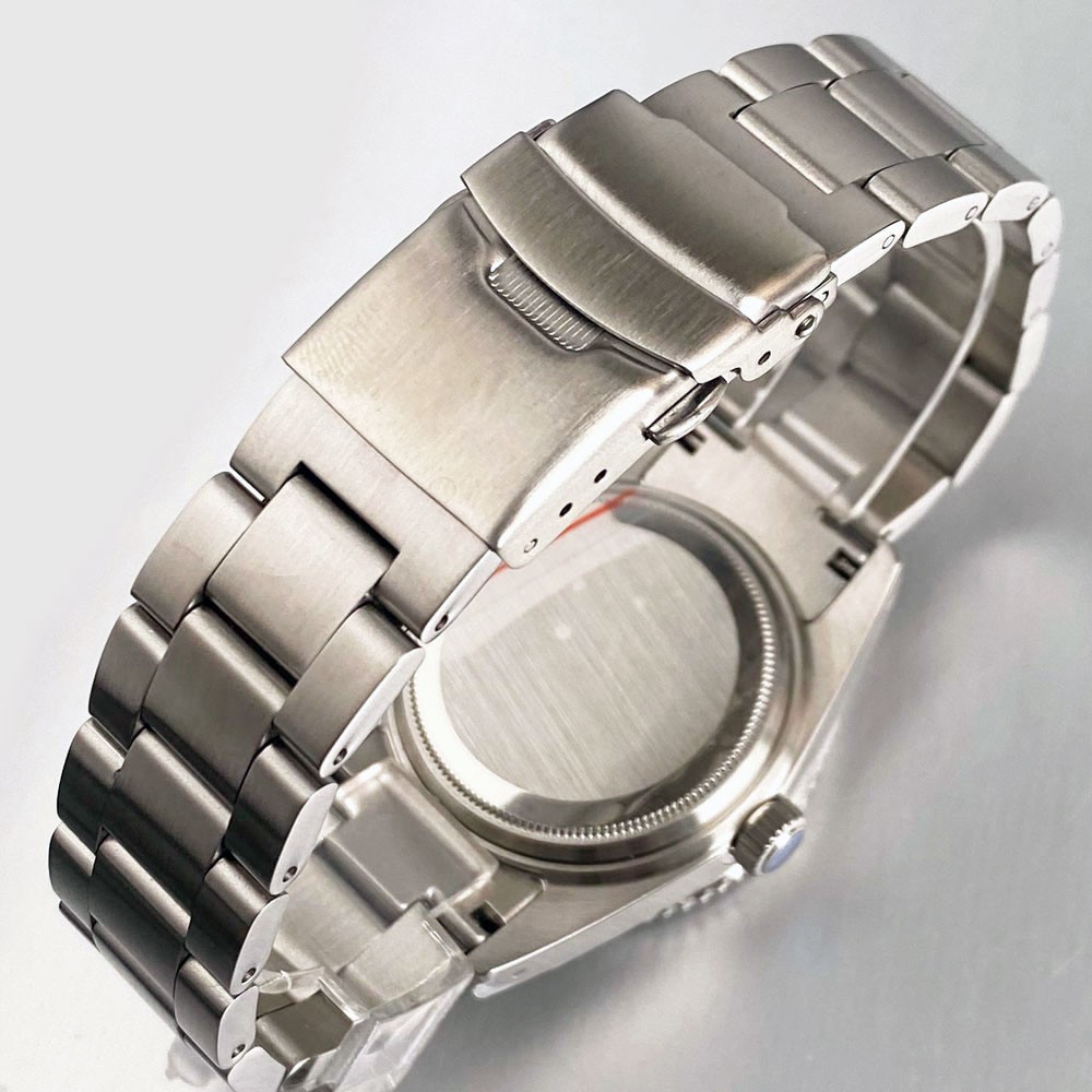 Retro 38mm Bow Sapphire glass Watch Case For Japan NH34A NH35A ETA 2824 ST2130