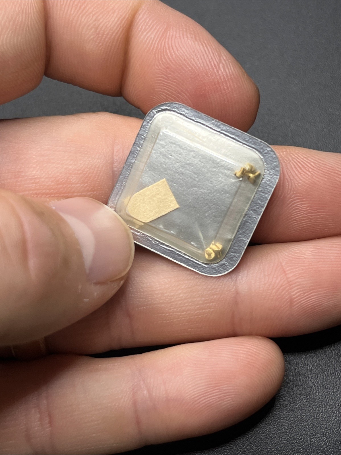 New Genuine Ebel 881908 Part 447 18k Gold Screw For Bezel (Pack Of 5)