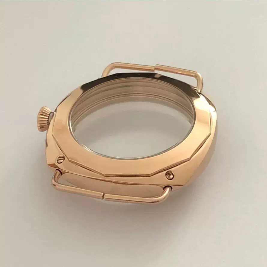 45mm 316L Steel Watch Case for ETA 6497 6498 Sea-gull ST3600 ST3621 Movement