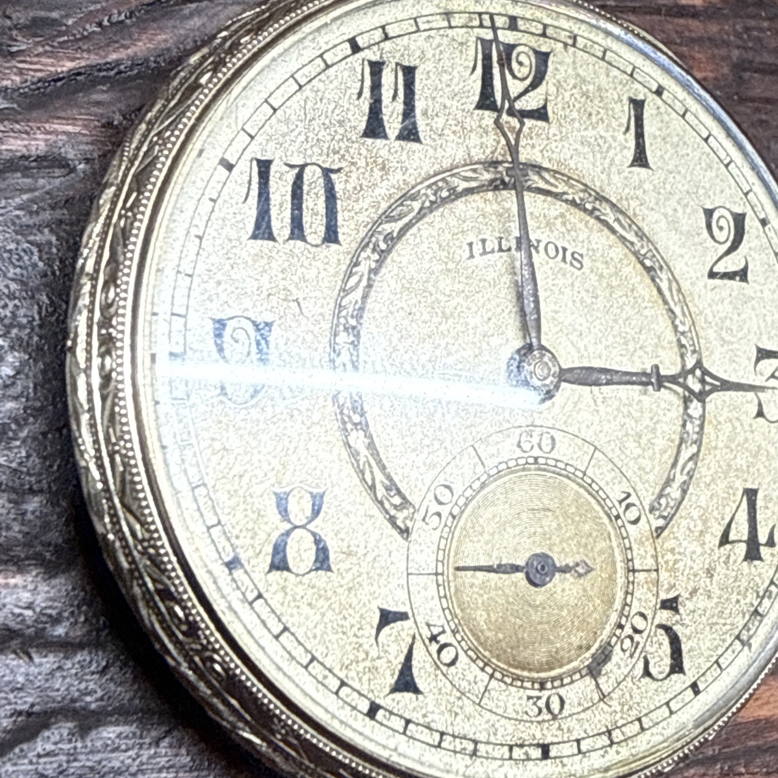 1925 Illinois Model 3 Grade Autocrat 17J 12s Pocket Watch Movement – Running