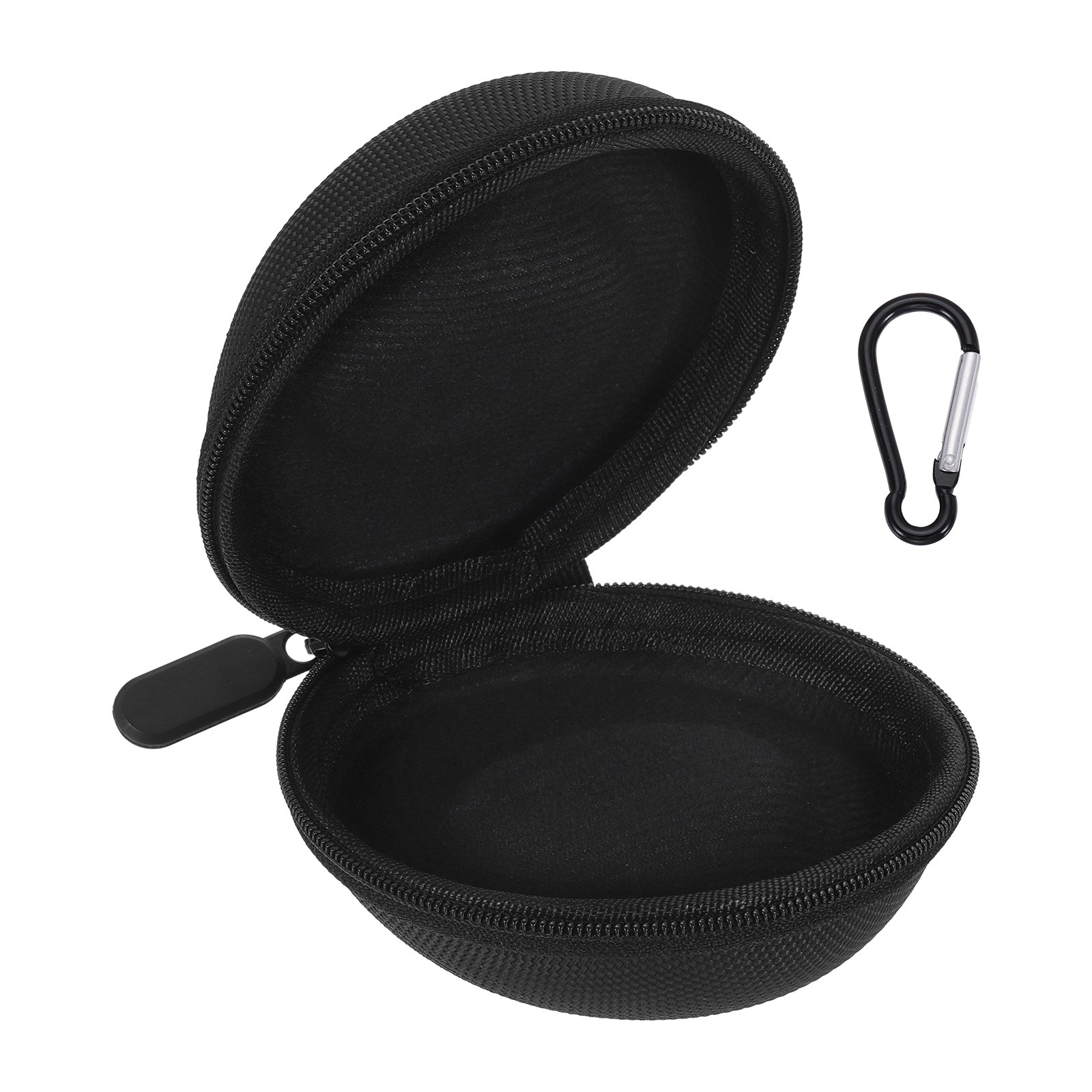 Watch Travel Case 1 Slot Oxford Watch Storage Box Up to 50mm / 2 Inch, Black