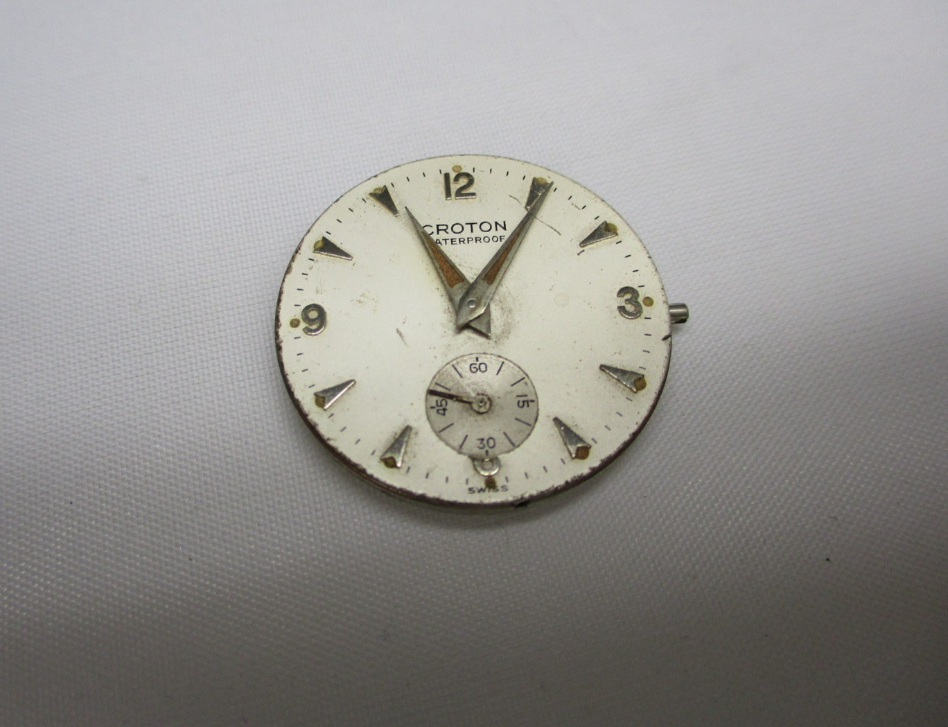 Rare Vintage Croton Watch Co. Nivada N14 Phenix 140 Wristwatch Movement 17 Jewel