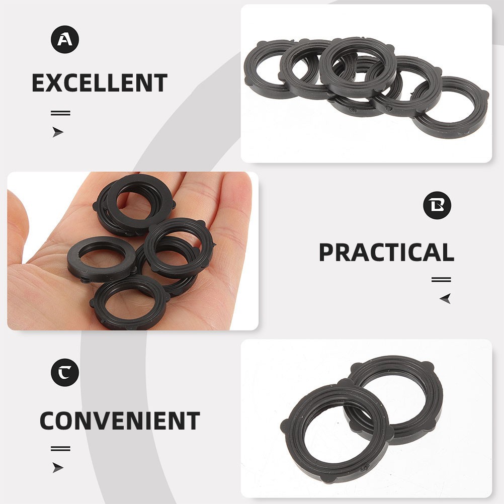 50 Pcs Washer Rubber Seal Garden Hose Gasket Ring for Water Faucet Connection