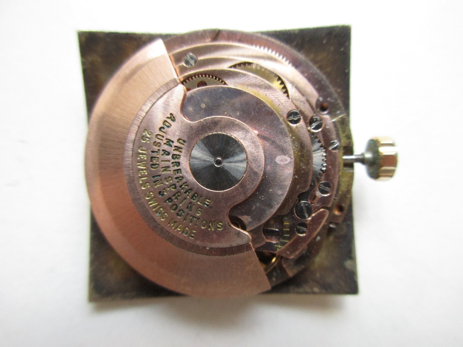 ETA cal. 2452 Swiss automatic watch movement adj. 3 pos – running