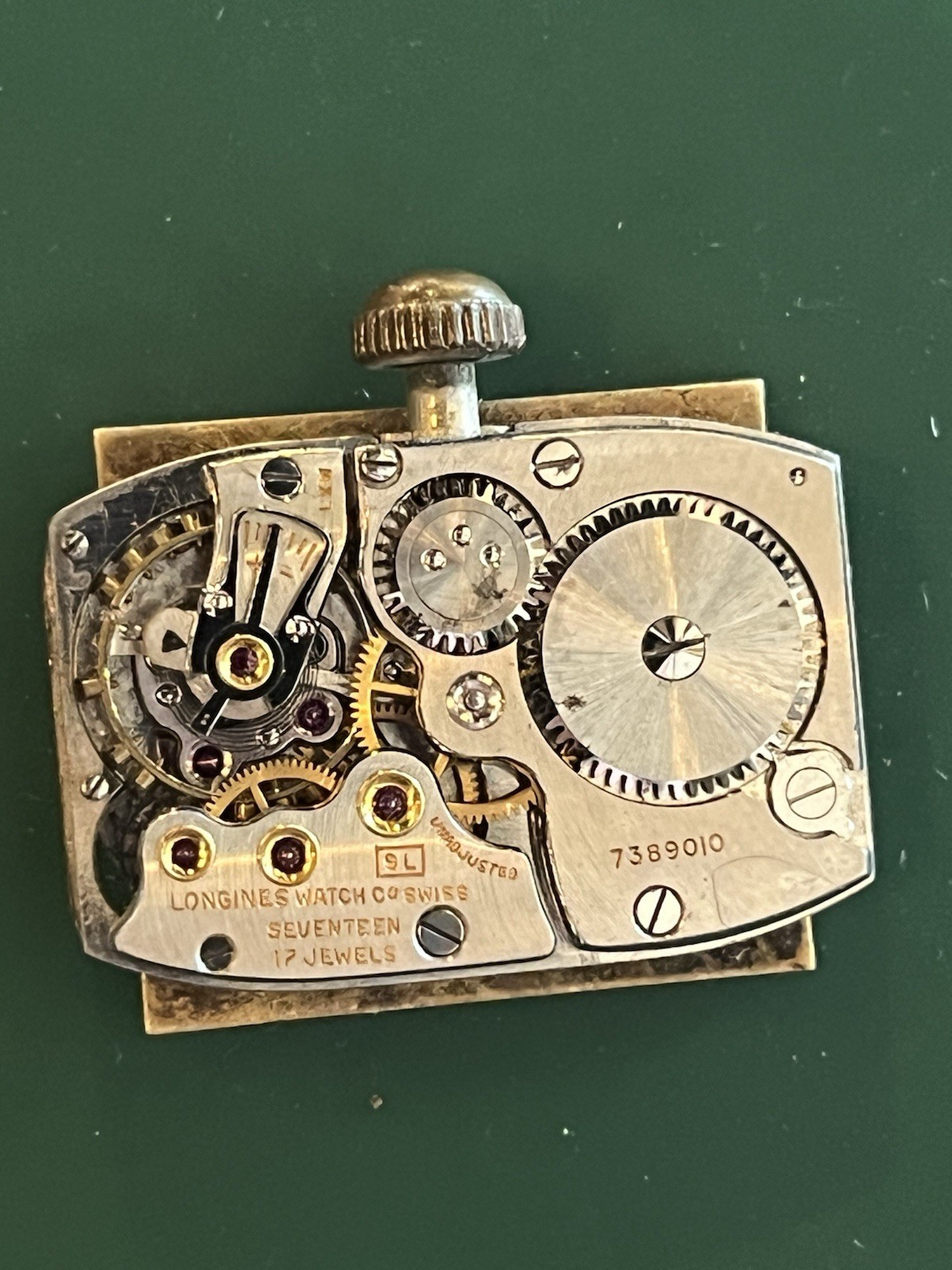 GOOD BALANCE Longines 9L Fancy Hollow Circle Hour Hand Watch Movement 17j