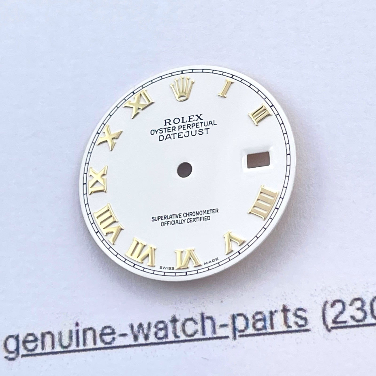 Genuine Rolex Datejust 36mm 116203 116233 White Dial Cal 3135 3035 Roman Gents