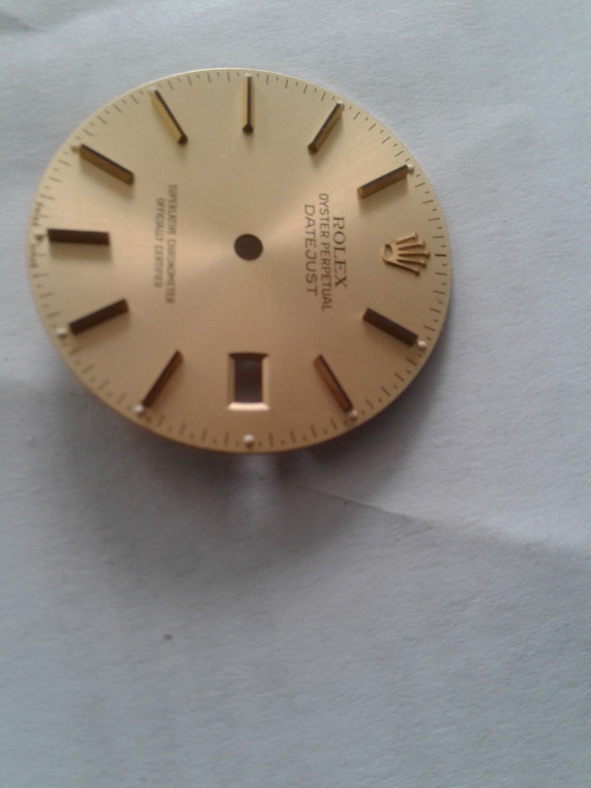 Rolex 3035 Datejust 36mm Factory Champagne Dial with Gold Hour Markers