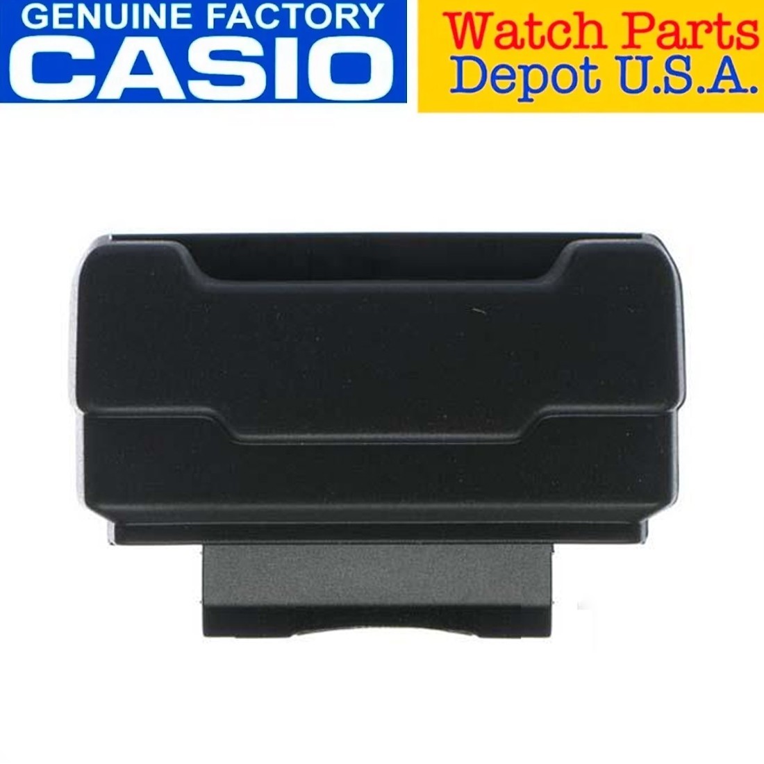 CASIO G-Shock GA-100 GA-110 Black End Piece Strap Adapter for One-piece Band