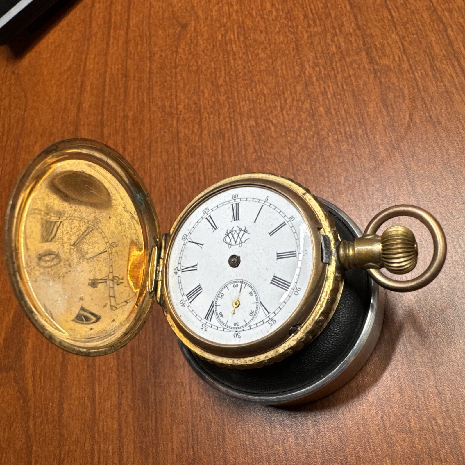 VWC PORCELAIN POCKET WATCH DIAL 41.5mm AS IS
