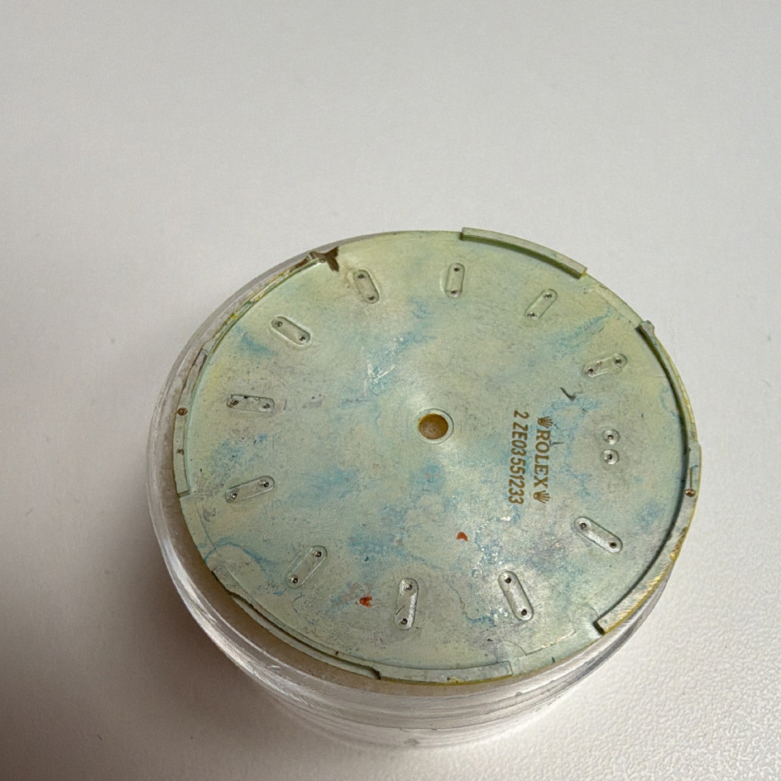 Rolex yellow custom dial for Oyster Perpetual 41 model 124300