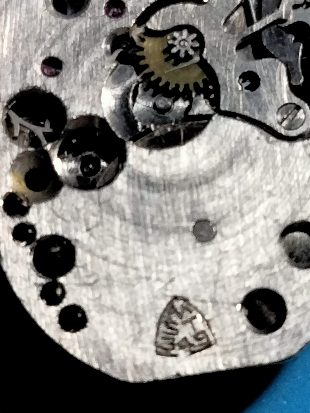 Rare Roamer / Meyer & Stüdeli MST 349 Watch Movement Suisse made. Year 1945