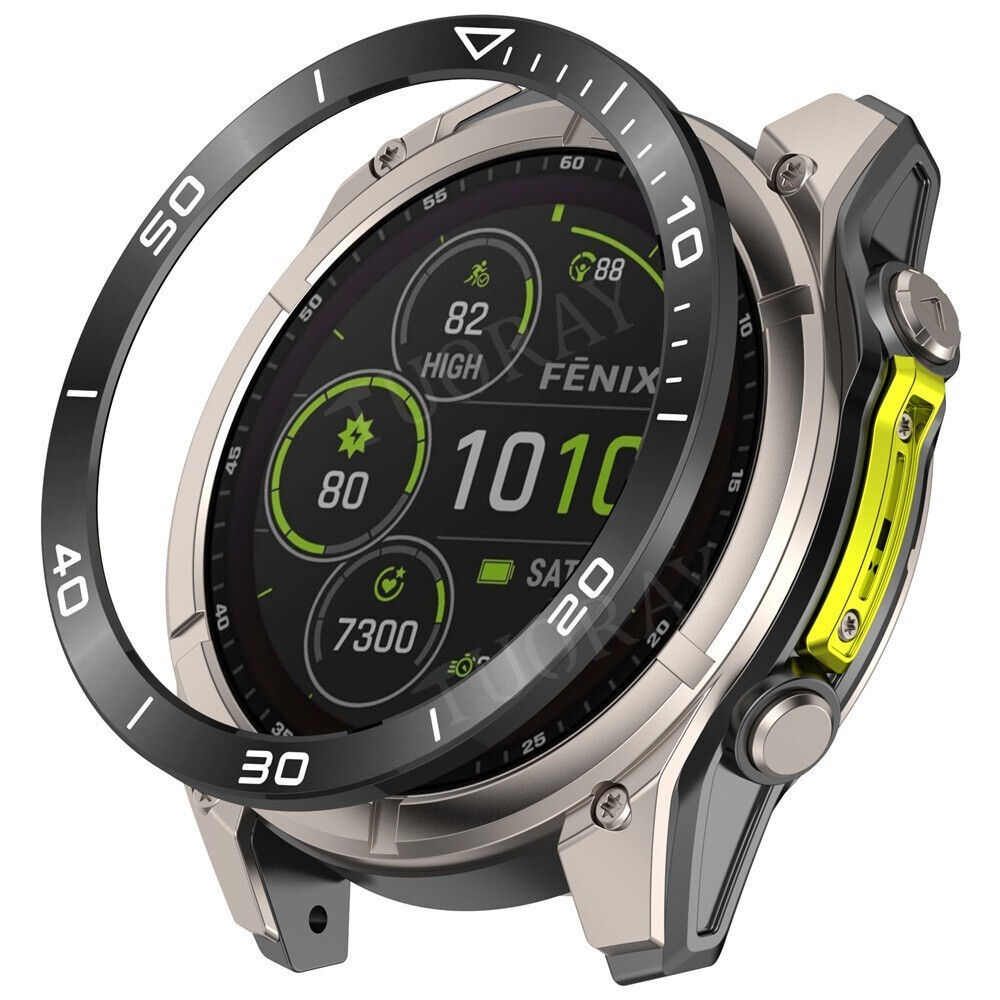 Bezel Frame Ring Metal Watch Case Cover Bumper For Garmin Fenix 8 43mm 47mm 51mm