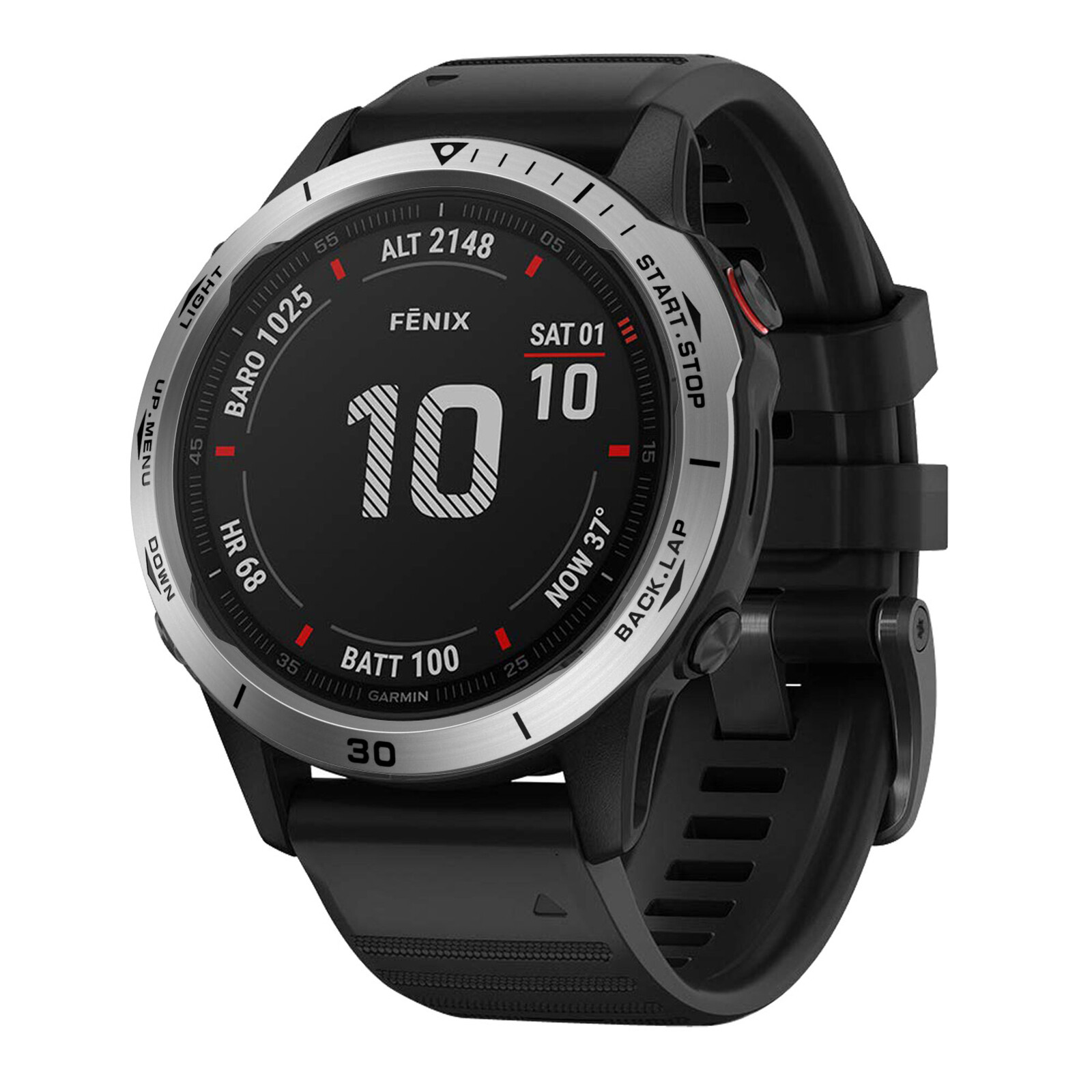 Metal Scale Watch Bezel Protective Edge Ring Accessories For Garmin Fenix 6x