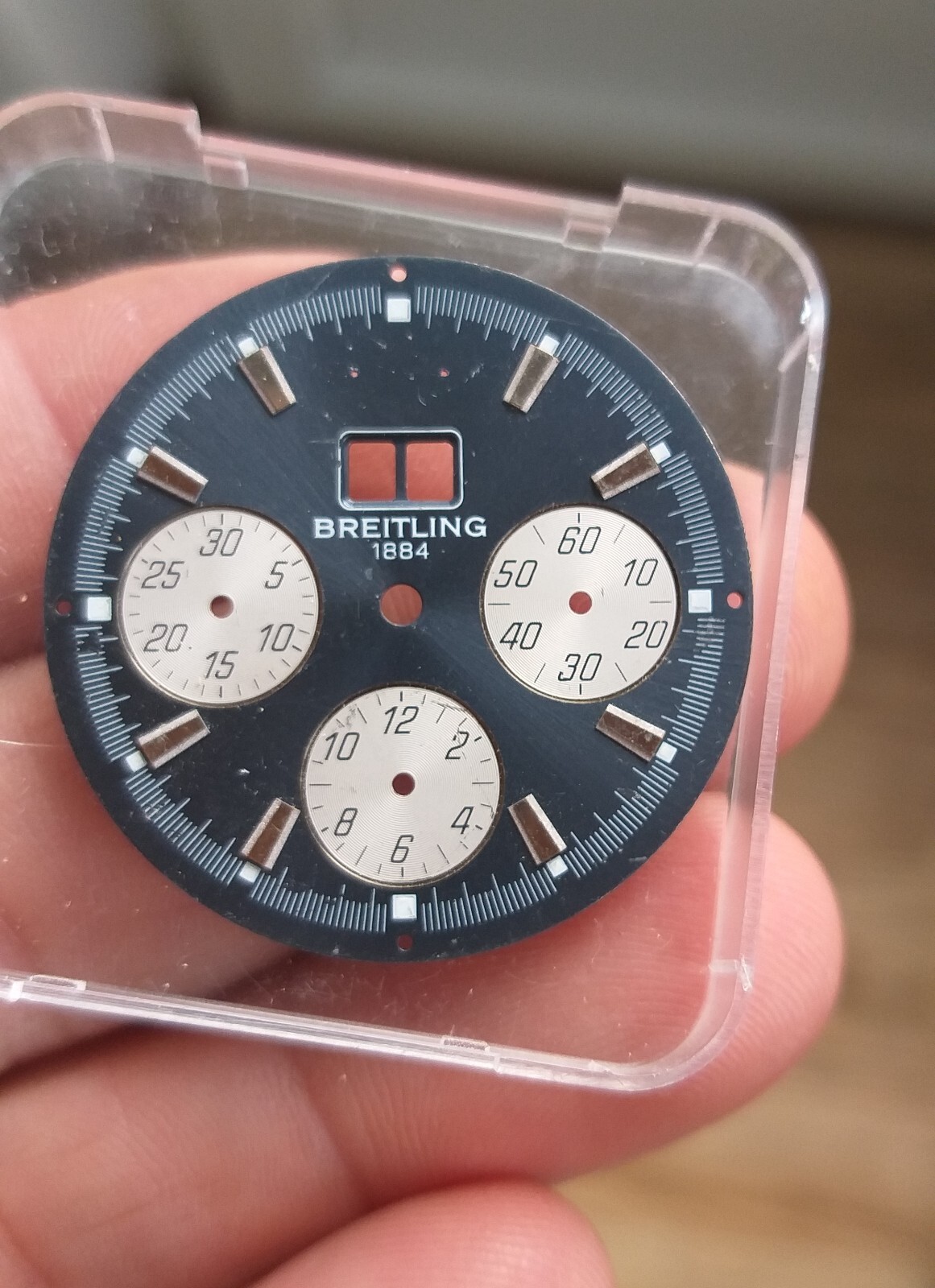 Breitling Crosswind Ref A44355 Special Blue Chronograph Dial Original Part