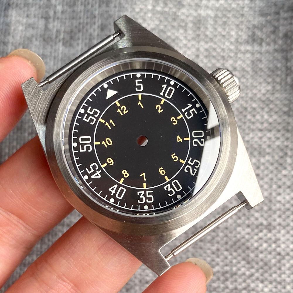 20ATM Diver 38mm Watch Case Domed Sapphire Glass Fit NH34A NH35A ETA 2824 PT5000