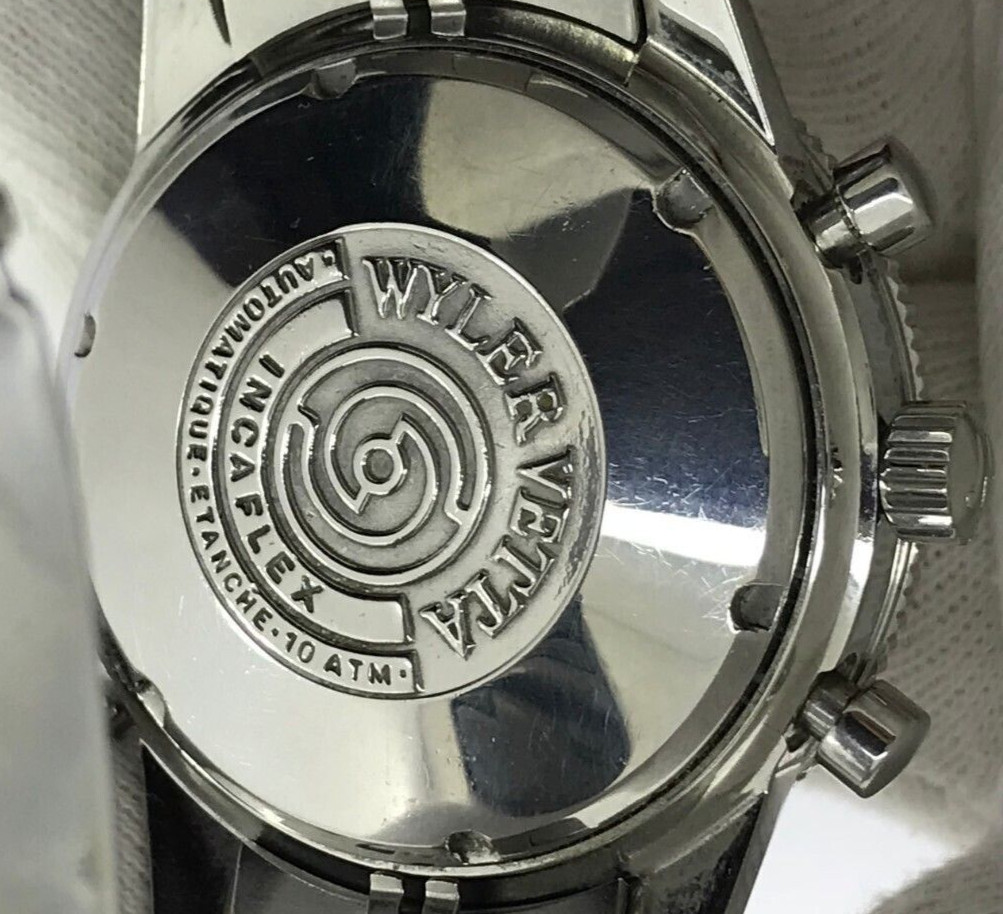 Wyler Vetta Trafalgar Crono Incaflex Reserve de marche Swiss Made.