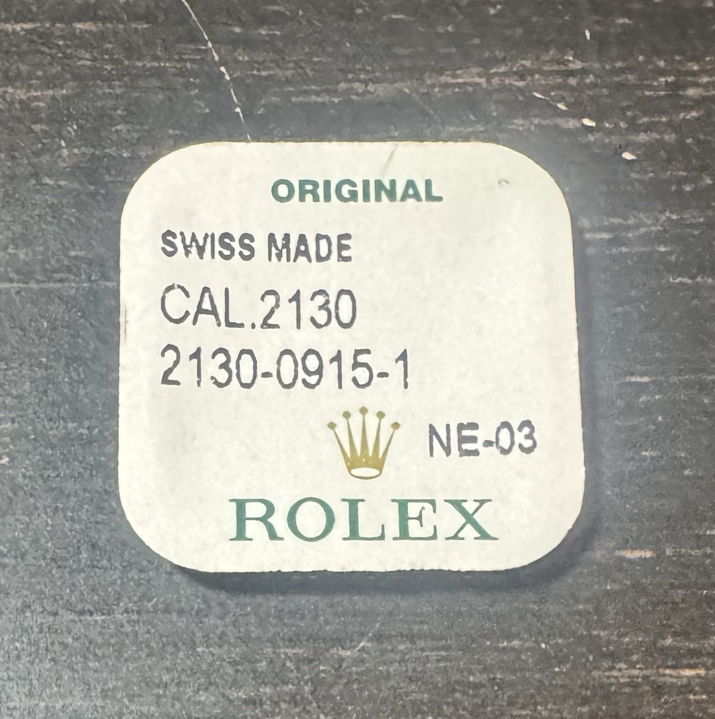 Rolex Cal. 2130 Part 0915-1 In-Setting For Balance Upper/Lower 2130-0915-1