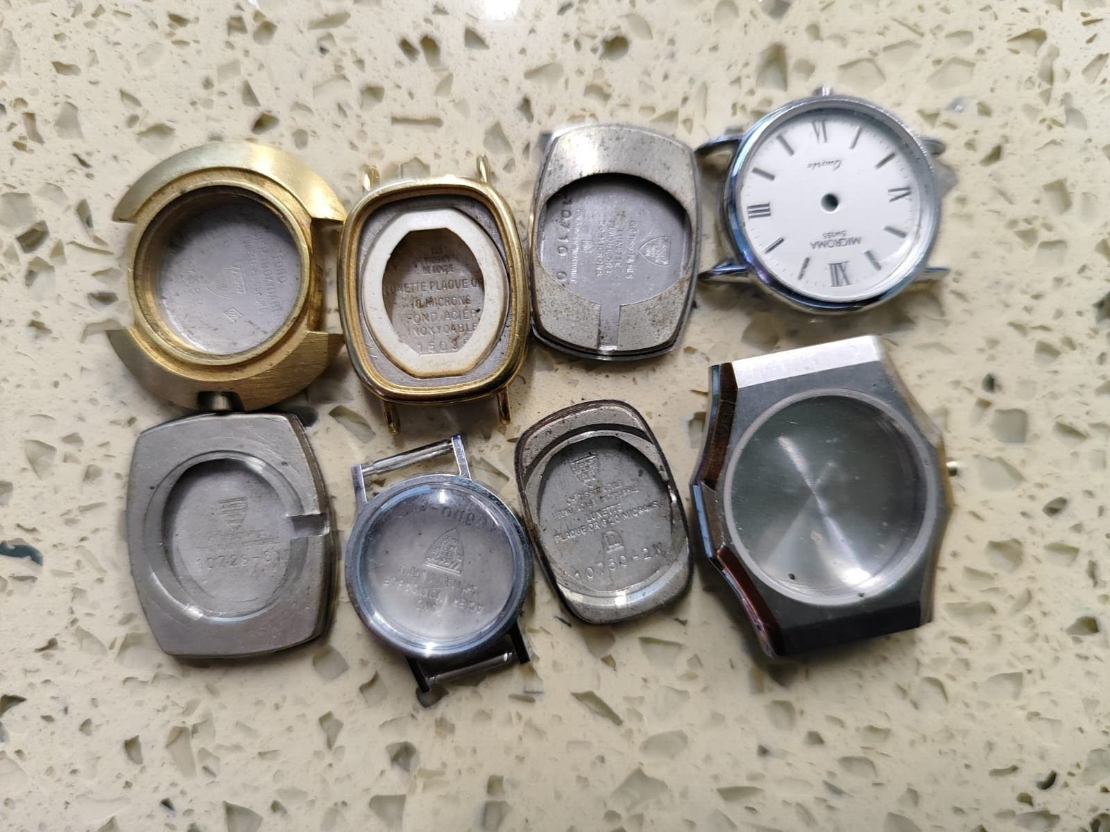 Vintage Lot Swiss Case Ladies Tissot / west end NOS