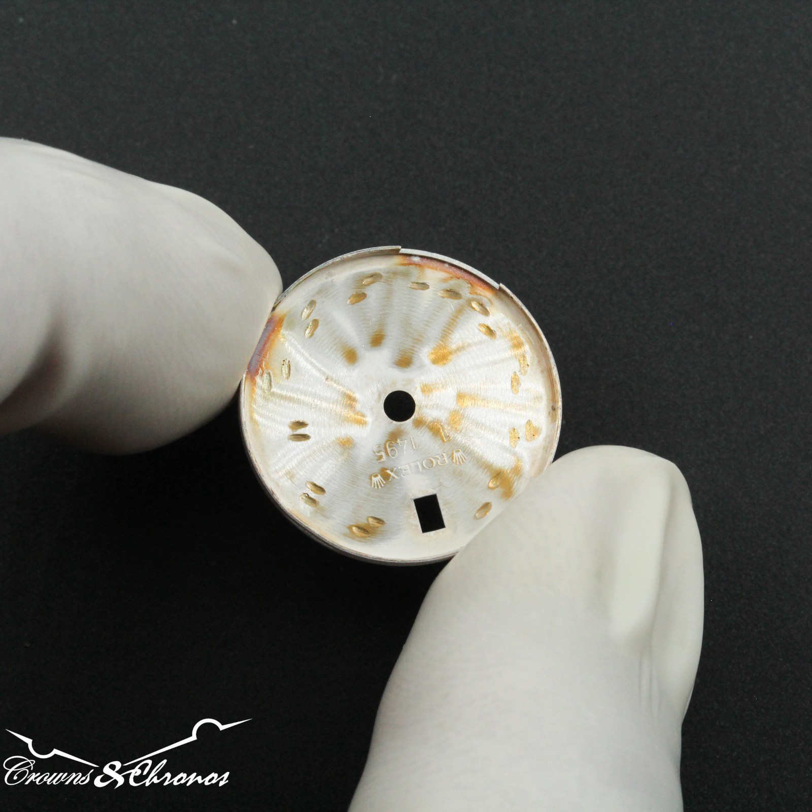 Ladies Rolex Datejust Ref 79174 179174 Glossy White Roman Replacement Dial