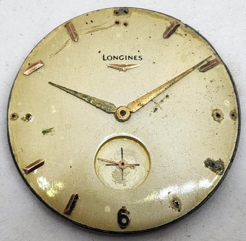 LONGINES 27M complete movement with dial and hands – For restoration or project