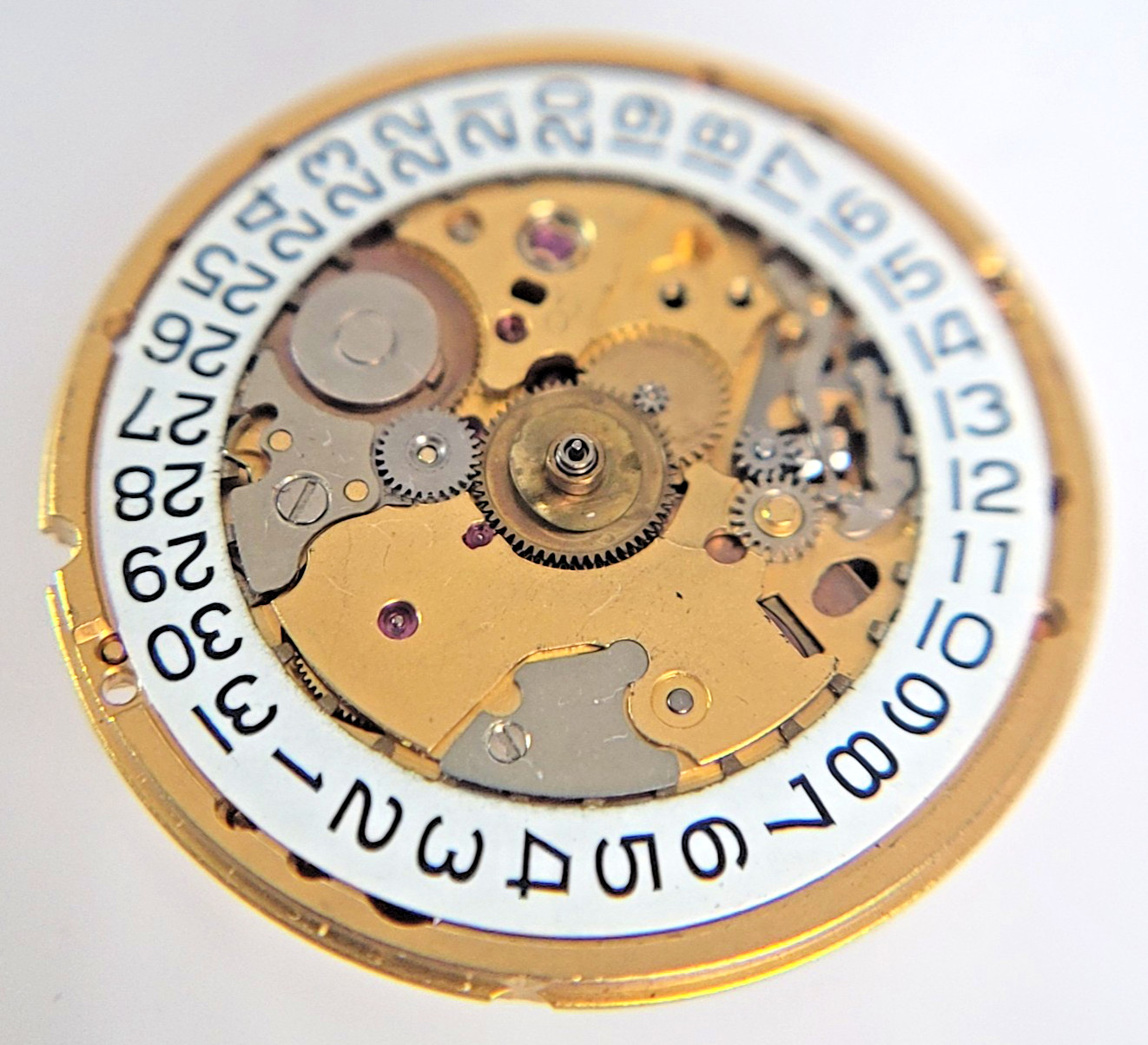 Omega Cal 1140 Automatic Movement 21 Jewels Day Date Swiss Watch Part – G60