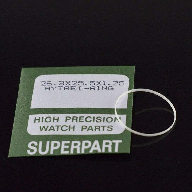 Waterproof I-Ring Gasket For 1.5mm Thick Round Watch Glass Crystal Repair