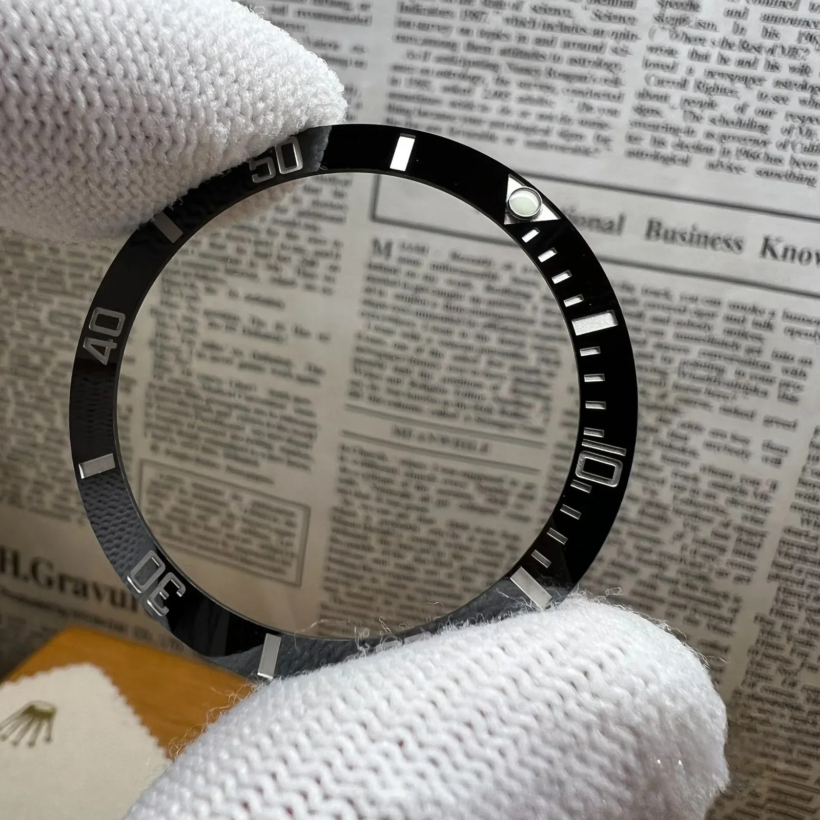 Ceramic Bezel for Rolex 40 41mm 126610 116610 Submariner Green Black Replacement