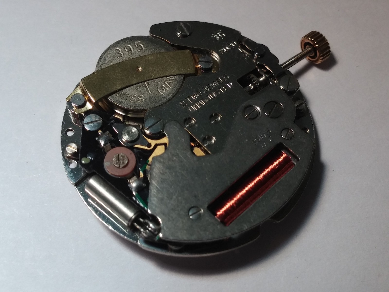 FE France Ebauche 11½” – 8020 N.O.S 2 jewels watch movement central sec. date-3