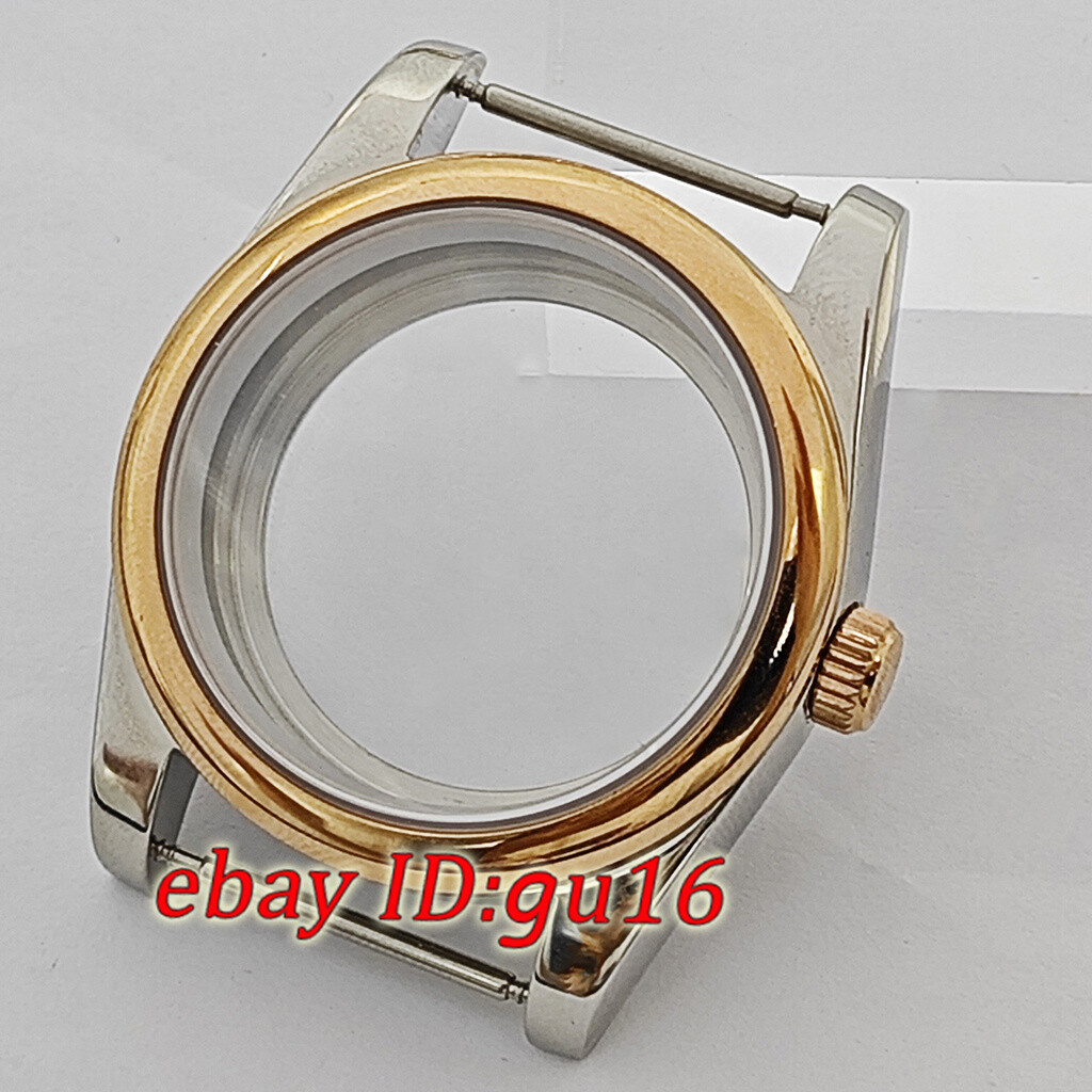 36mm 39mm watch case rose gold/silver fit NH35 Miyota 8215 ETA 2824/2836 DG2813