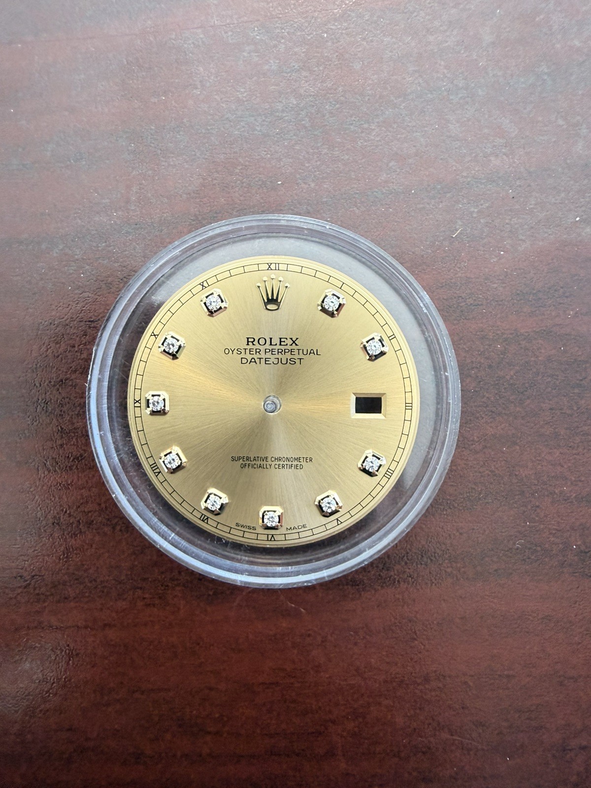 ROLEX Factory Champagne Diamond Dial for Datejust 41 126333 126303 Authentic