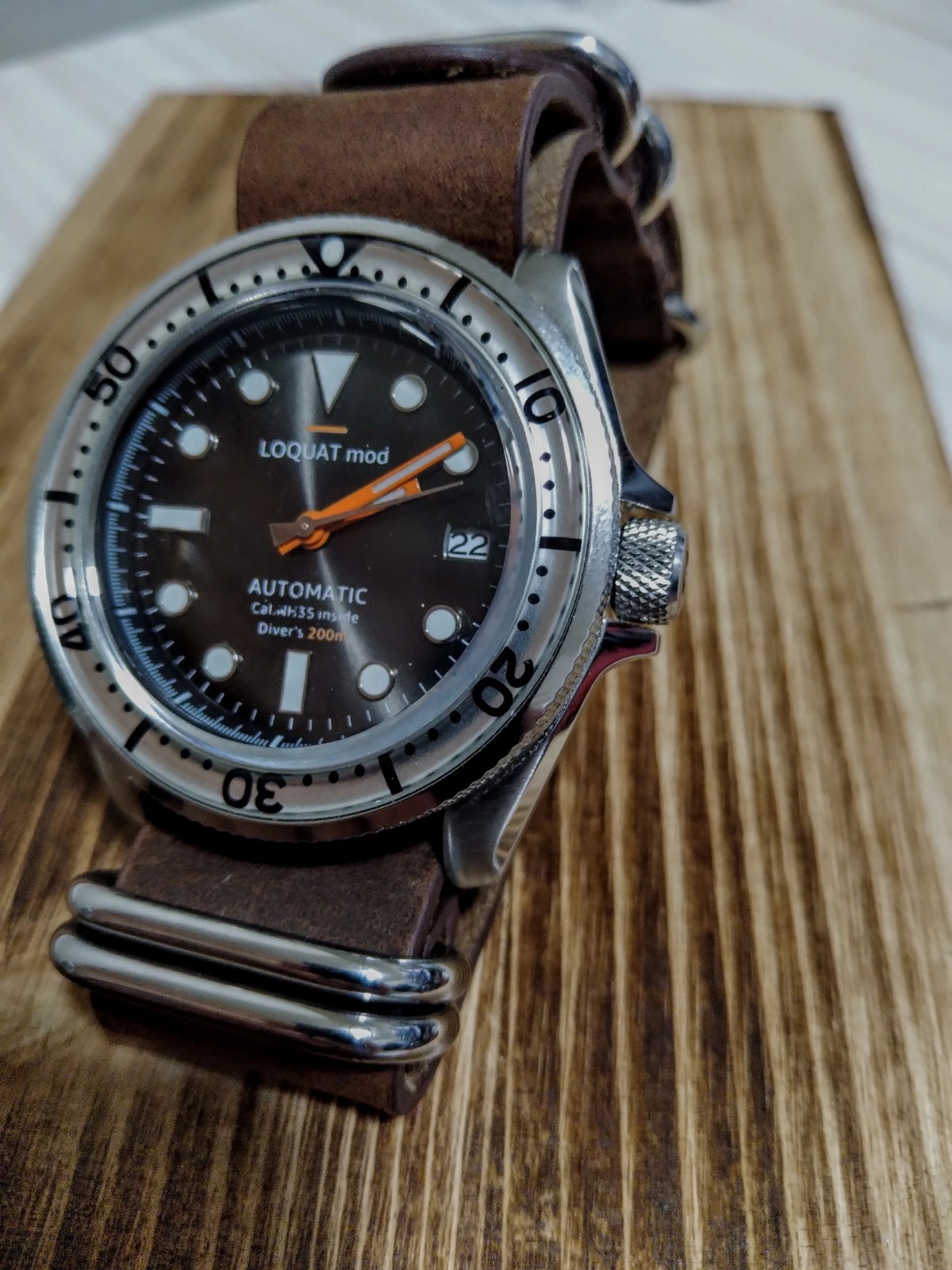 42mm SKX007 Watch Case Sapphire Crystal for NH34 NH35 NH36 4R Movement
