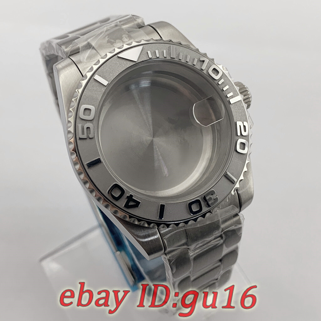 40mm Ceramic bezel Watch Case Fit NH34 NH35 NH36 ETA 2824/2836 Miyota 8215 821A