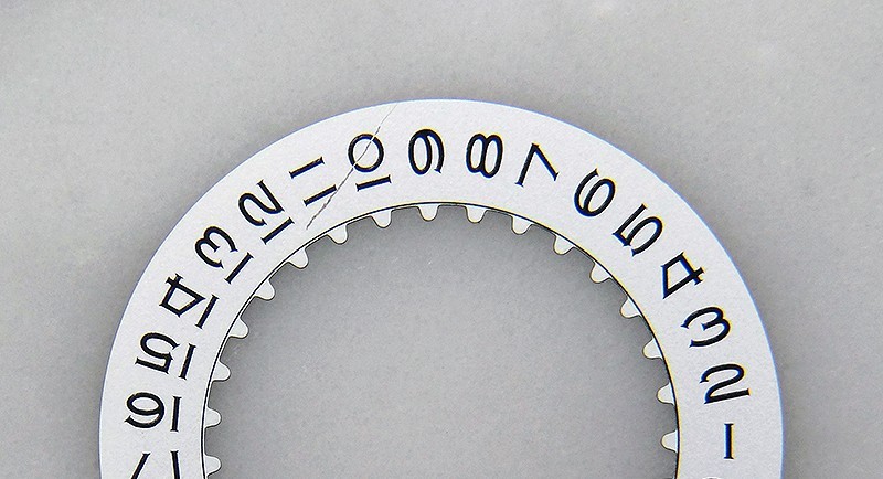 Vintage Genuine Rolex 3135 3175 3185 Closed 6 & 9 White Date Disc Watch Wheel