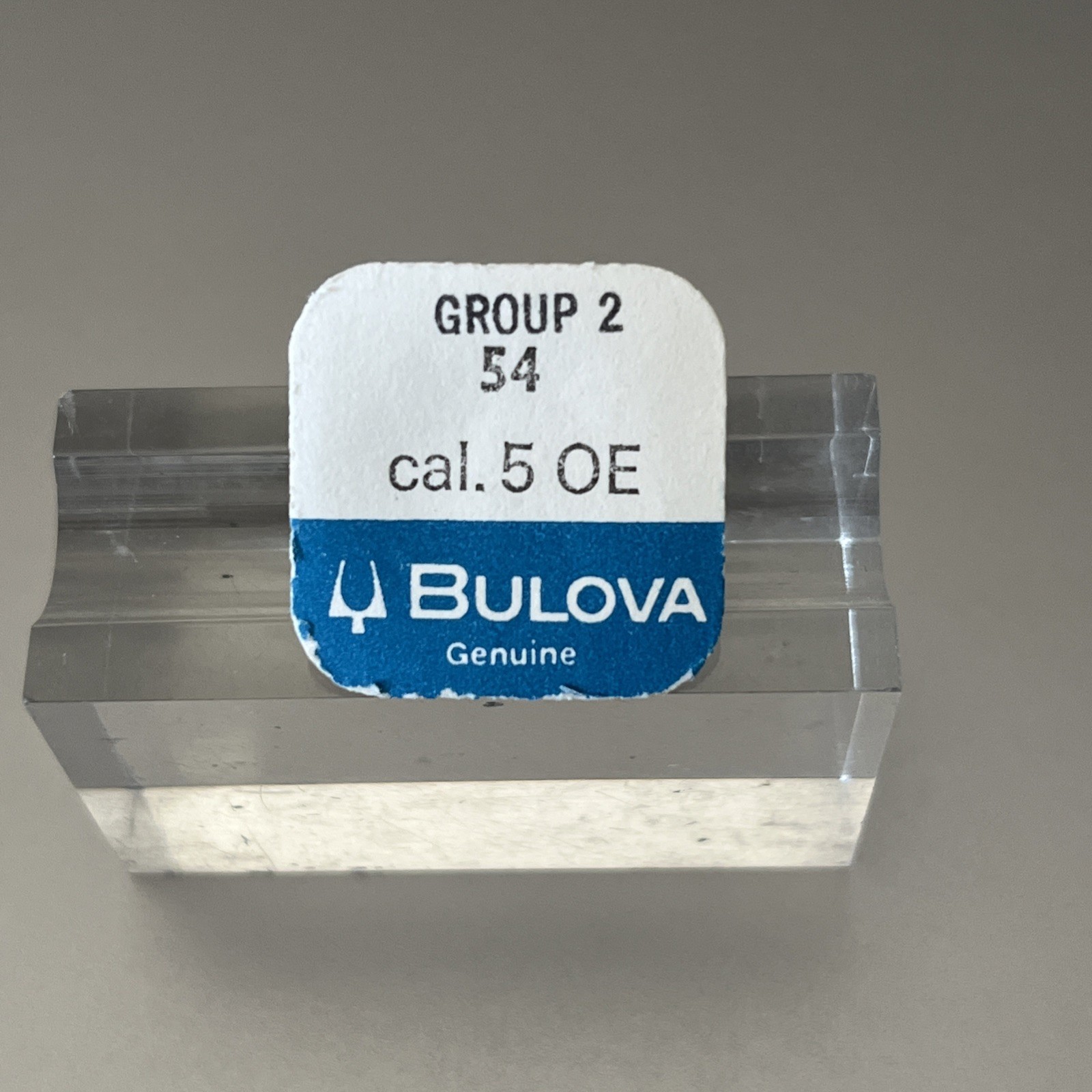 Bulova Watch Part 54 Balance Wheel Group 2 cal. 5 OE Genuine Sealed