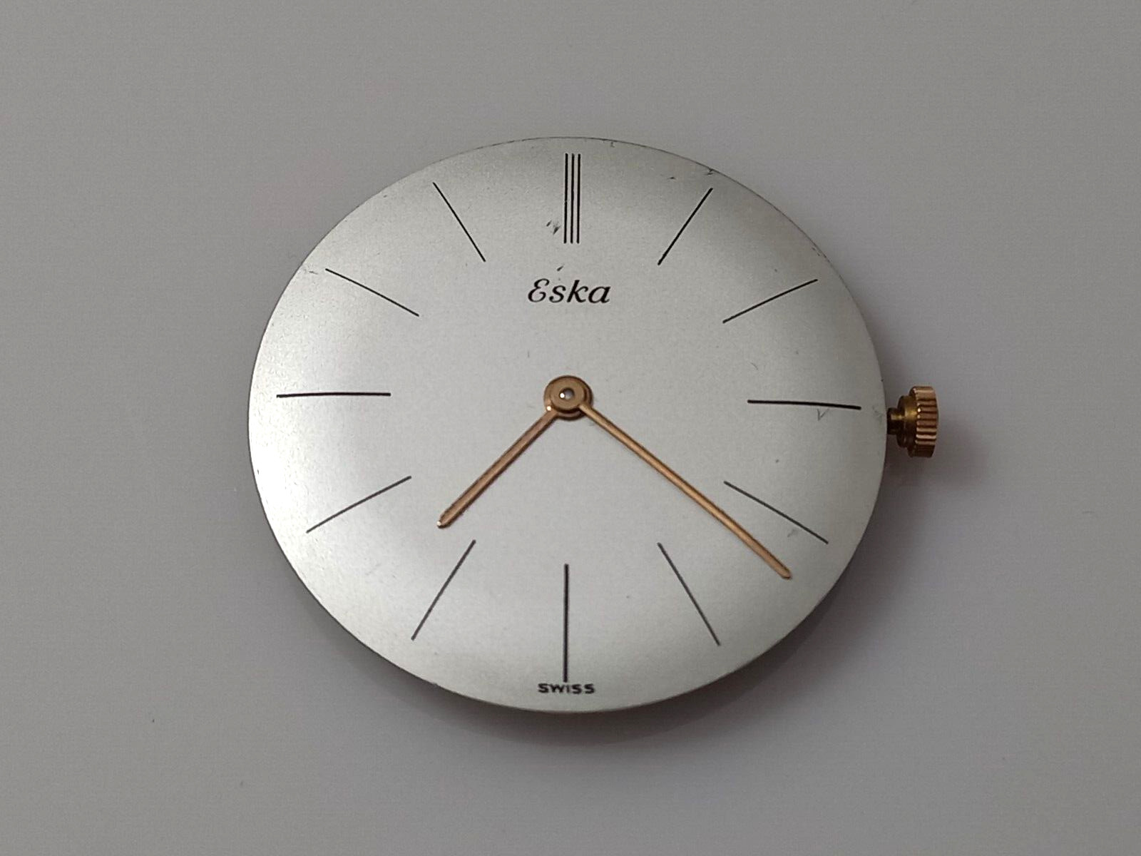 30.5 MM ESKA DIAL WITH AURORE VILLERET 423 MVT ( 18K HANDS & CROWN ) – WORKING